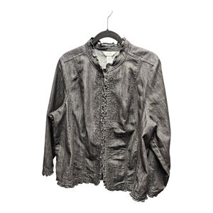 CJ Banks Charcoal Jean Jacket